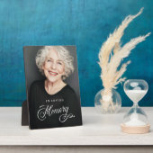 愛する記憶の記念写真 フォトプラーク (側面)