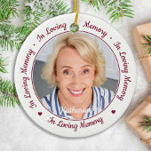 愛する記憶の記憶の中で2 Photo Memorial セラミックオーナメント