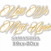 愛する記憶の車のカスタムデカールで シール (正面)