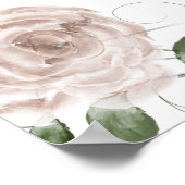 愛する記憶の追悼 ウェディングセレモニーの看板 ポスター (角)