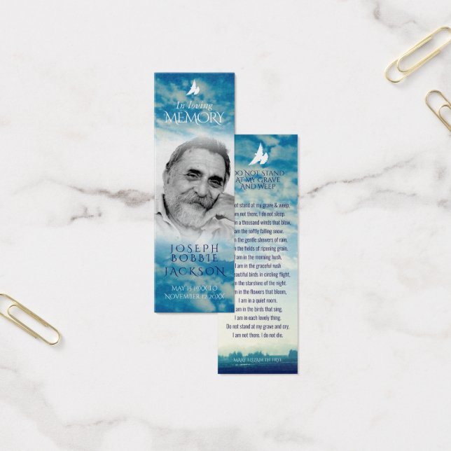 愛する記憶の雲のスリムな祈りの言葉詩の葬儀 (オフィス)