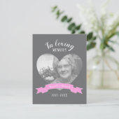 愛する記憶の雲の葬儀祈りの言葉詩カード (スタンド正面)