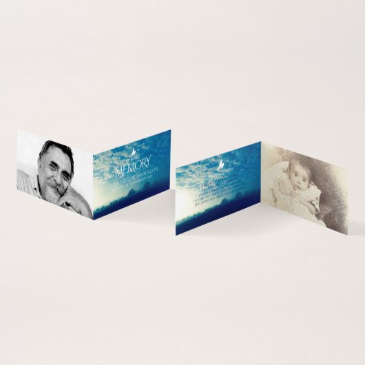 愛する記憶の雲の詩のカードの葬儀 (内部&外部)