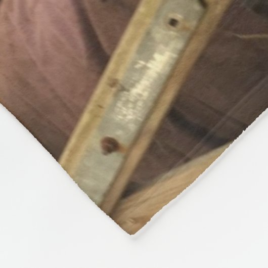 愛する記憶の馬で4つの写真コラージュ フリースブランケット (角)