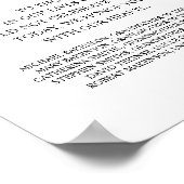 愛する記憶を心に刻む 追悼テーブルサイン ポスター (角)