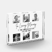 愛する記憶カスタムの中で6写真の結婚記念碑 フォトブロック (左)