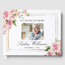 愛する記憶ピンクの花と緑の葬儀