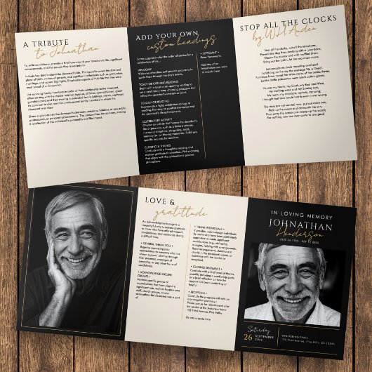 愛する記憶モダンの中2-Photo記念エレガント 三つ折りプログラム