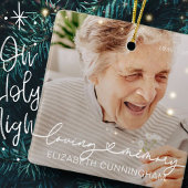 愛する記憶モダンハートエレガント記念碑 セラミックオーナメント