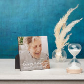 愛する記憶モダンハートエレガント記念碑 フォトプラーク (インサイチュ)