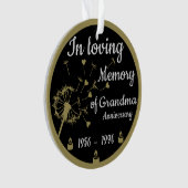 愛する記憶死回忌おばあちゃん オーナメント (正面)