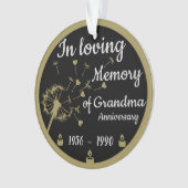 愛する記憶死回忌おばあちゃん オーナメント (正面)