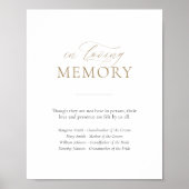 愛する記憶結婚の記念表記号 ポスター (正面)