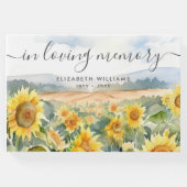 愛する記憶葬儀のひまわり畑 ゲストブック (正面)