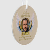 愛する記憶　あなたの翼は準備されていた　写真 オーナメント (正面)