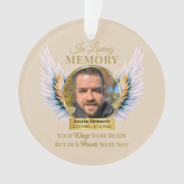 愛する記憶　あなたの翼は準備されていた　写真 オーナメント