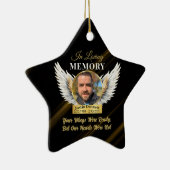 愛する記憶　あなたの翼は準備されていた　写真 セラミックオーナメント (右)