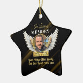 愛する記憶　あなたの翼は準備されていた　写真 セラミックオーナメント (左)