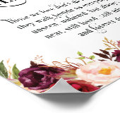 愛する記憶 ウェディングメモリアルテーブルサイン v6 ポスター (角)