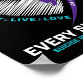 愛する記憶 セミコロン 自殺予防の日 ポスター (角)