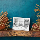 愛する記憶 |ペットモダンメモリアル写真コラージュ フォトプラーク (側面)