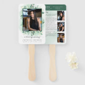 愛する記憶 ユーカリグリーン 追悼 ハンドファン (正面&裏面)