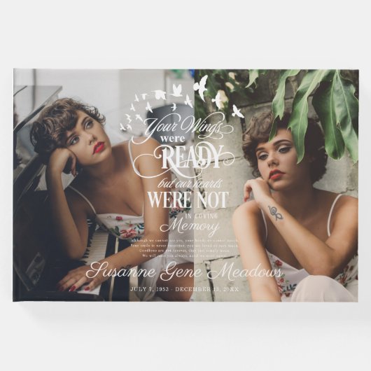 愛する記憶 | 写真葬儀記念 ゲストブック (正面)