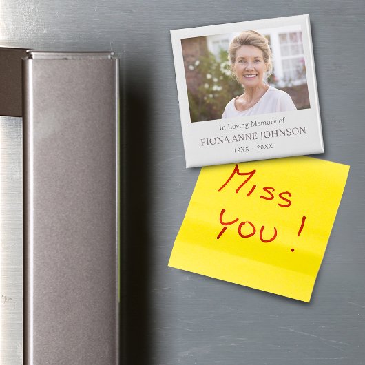 愛する記憶　哀悼の写真 マグネット