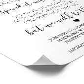 愛する記憶 天国 詩 結婚 記念 ポスター (角)