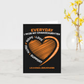 愛する記憶 孫娘 白血病 認識 カード (黄色い花)