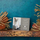 愛する記憶 猫の個別写真メモリアル フォトプラーク (側面)