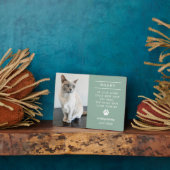 愛する記憶 猫の個別写真メモリアル フォトプラーク (側面)