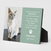 愛する記憶 猫の個別写真メモリアル フォトプラーク (側面)