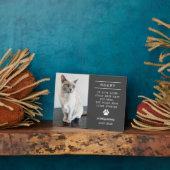 愛する記憶 猫の個別写真メモリアル フォトプラーク (側面)