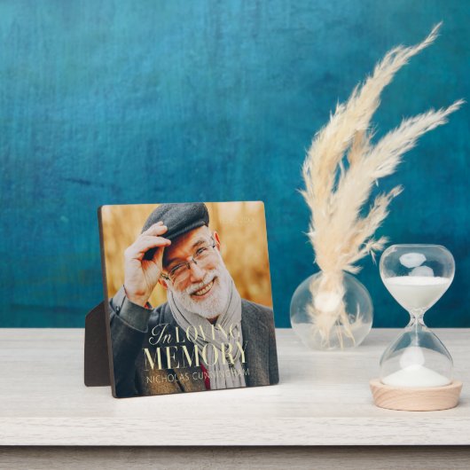 愛する記憶 現代のエレガントな写真記念 フォトプラーク (インサイチュ)