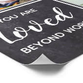 愛する記憶　追悼写真コラージュ　メモリアル ポスター (角)