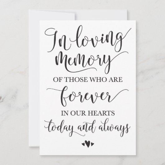 愛する記憶 追悼 結婚式 記念看板 (正面)