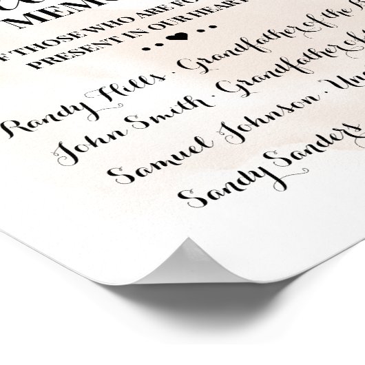 愛する記憶 追憶の秋 ウェディング ポスター (角)