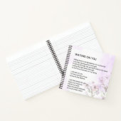 愛する詩の詩を待っている ノートブック (内部)