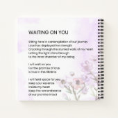 愛する詩の詩を待っている ノートブック (裏面)