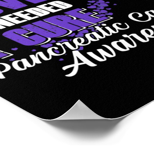 愛する誰かが膵臓がんの治療を必要とした阿波 ポスター (角)