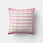 愛する貴様記念シンプルモダンバレンタインデー クッション (裏面)