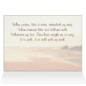 愛する賛美歌のカードは、私の魂にとってよいものです (内部横(上))