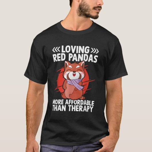 愛する赤いパンドより手頃もセラピー赤 Tシャツ (正面)