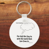 愛する鍵を持つ（キーチェーン） キーホルダー (正面)