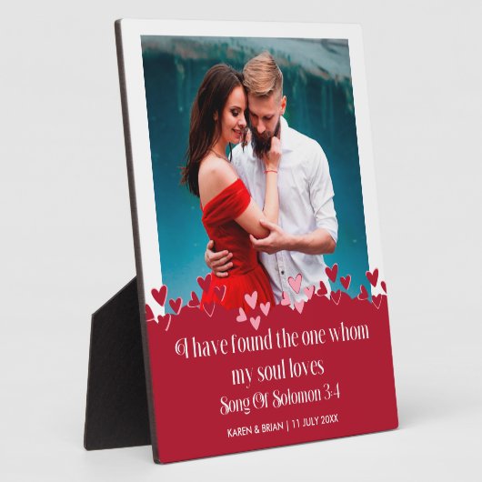 愛する魂が見つかった プレート フォトプラーク (側面)