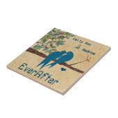 愛する鳥の木の木目の木の記念日の後 タイル (側面)