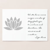 愛する黄金のハートの一種おもしろい 箔カード (内部)