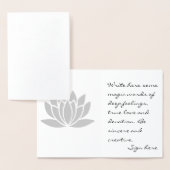 愛する黄金のハートの一種おもしろい 箔カード (ディスプレー)