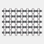 愛する黒い白鳥ラッピング紙シート ラッピングペーパーシート (正面2)